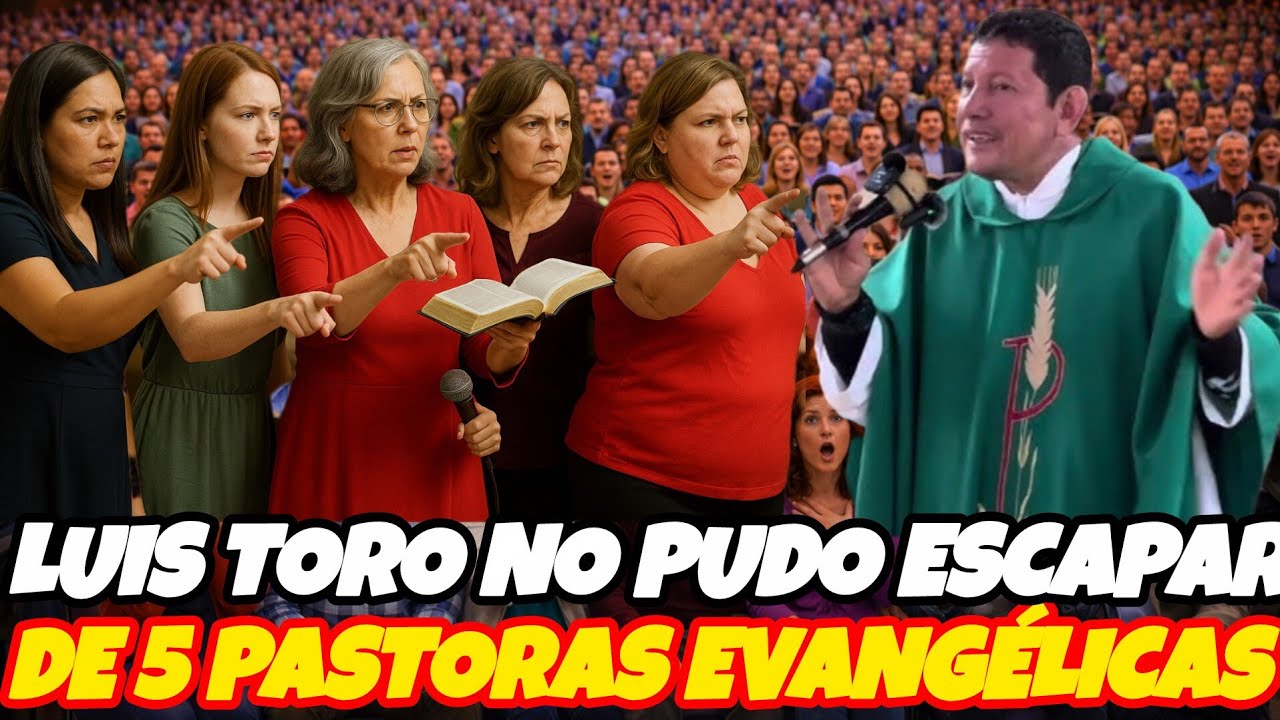 LUIS TORO NO PUDO: 5 PASTORAS EVANGÉLICAS LO PUSIERON CONTRA LAS CUERDAS