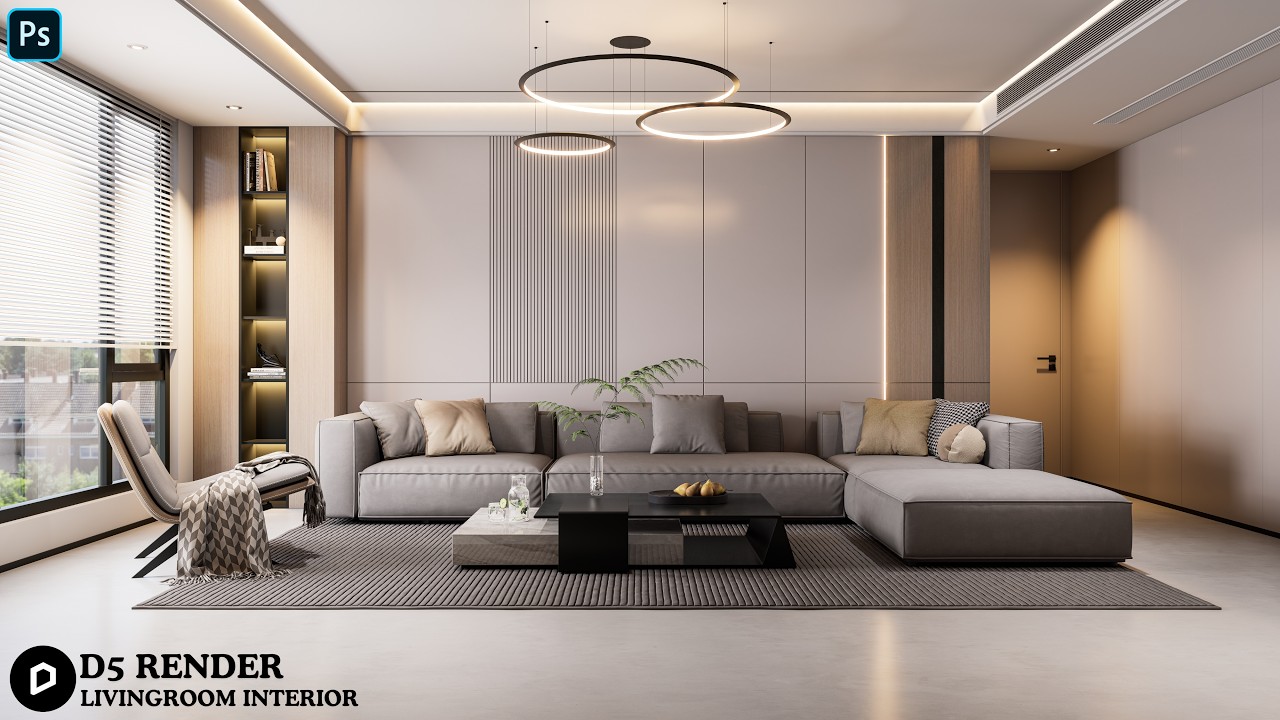 D5 Render Interior Tutorial | Create Stunning Living Room Easily - YouTube