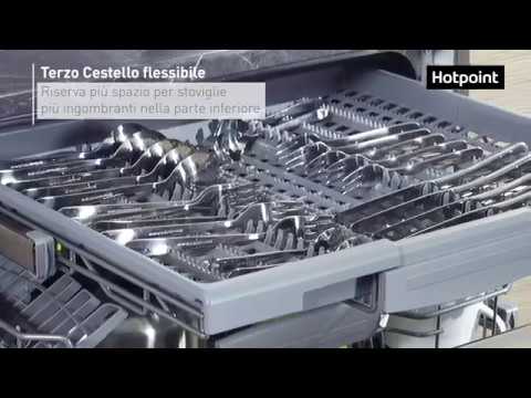 Hotpoint - Lavastoviglie da incasso 60 cm HKIO 3T1239 W E 