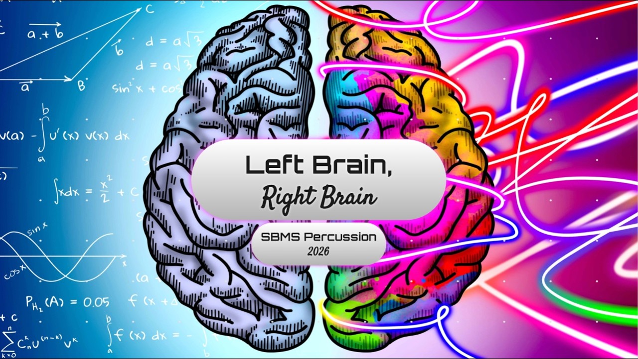 Left Brain, Right Brain - SB Middle School Percussion 4/11/2026 - YouTube