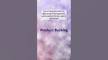 📌 What is Product Backlog? #psypm #projectmanagement #psychology