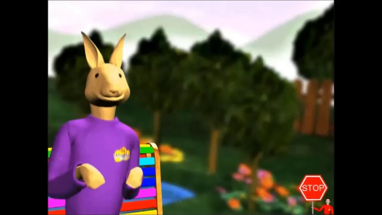 "Its jumping Jeff the Kangaroo" cutscene A Day With The Wiggles YouTube