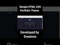 Introducing the  Portfolio Theme by dreamInno