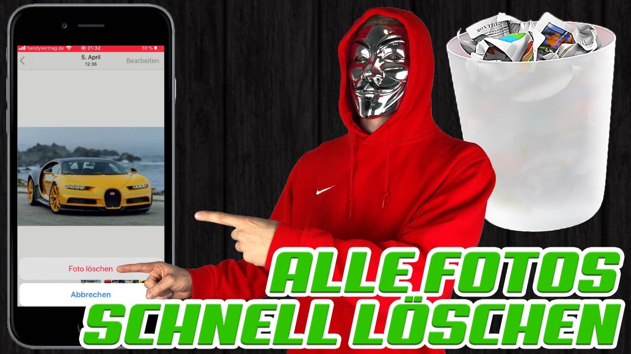 Iphone Alle Bilder In Sekunden Auswahlen Loschen 21 Youtube