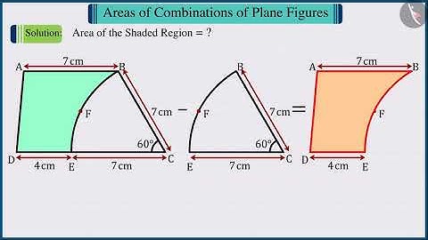 Area of combinations of plane figures | Part 3/3 | English | Class 10