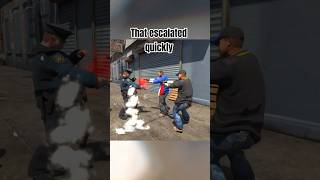 That escalated quickly #gta #gtaiv #gta4