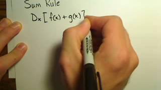 Differentiation Formulas Part 3: Basic Bonding Rules