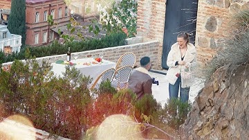 Proposal video and photos - Castle in Old Town Hotel - Tbilisi Georgia
