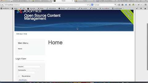 Crear artículos, categorías, posiciones template, crear usuarios, en joomla 3