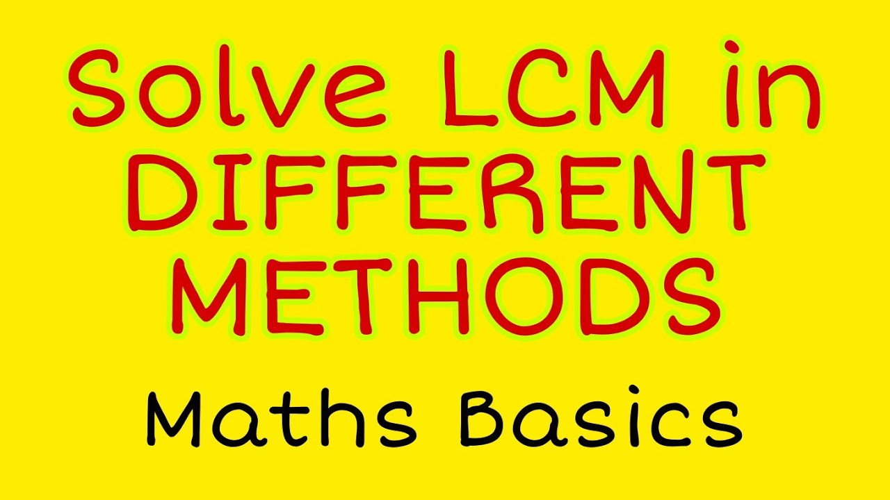 LCM Trick || Different Methods