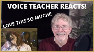 VOICE TEACHER REACTS - JOURNEY - LIVE - Feeling that Way/Anytime 1977