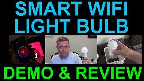 Smart LED WiFi Multicolor Light Bulb by Teckin for Alexa Echo Google Home Android iPhone Review Demo