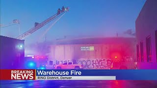 Smoke Billows From 2-Alarm Warehouse Fire In Denver