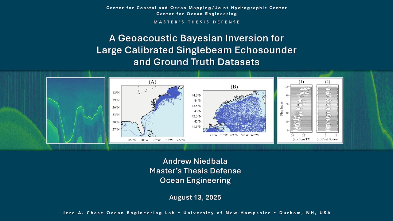 A Geoacoustic Bayesian Inversion for Large Calibrated Singlebeam ...