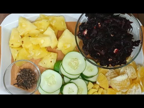 How to make a nutrient packed Zobo drink + it's nutritional health benefits || NO SUGAR ADDED