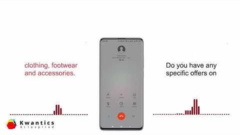 Kwantics AI Voice Assistant Making Promotional Call to Retail Customers