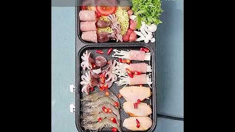 Bếp lẩu & nướng 2in1 PALATABLE thích hợp cho gia đình bạn bè 2-5 người ,