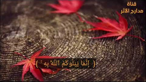 وَلَا تَكُونُوا كَالَّتِي نَقَضَتْ غَزْلَهَا _ من سورة النحل || عبد الرحمن مسعد