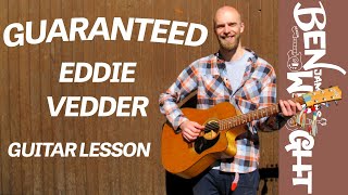 Guaranteed - Eddie Vedder - Guitar Lesson