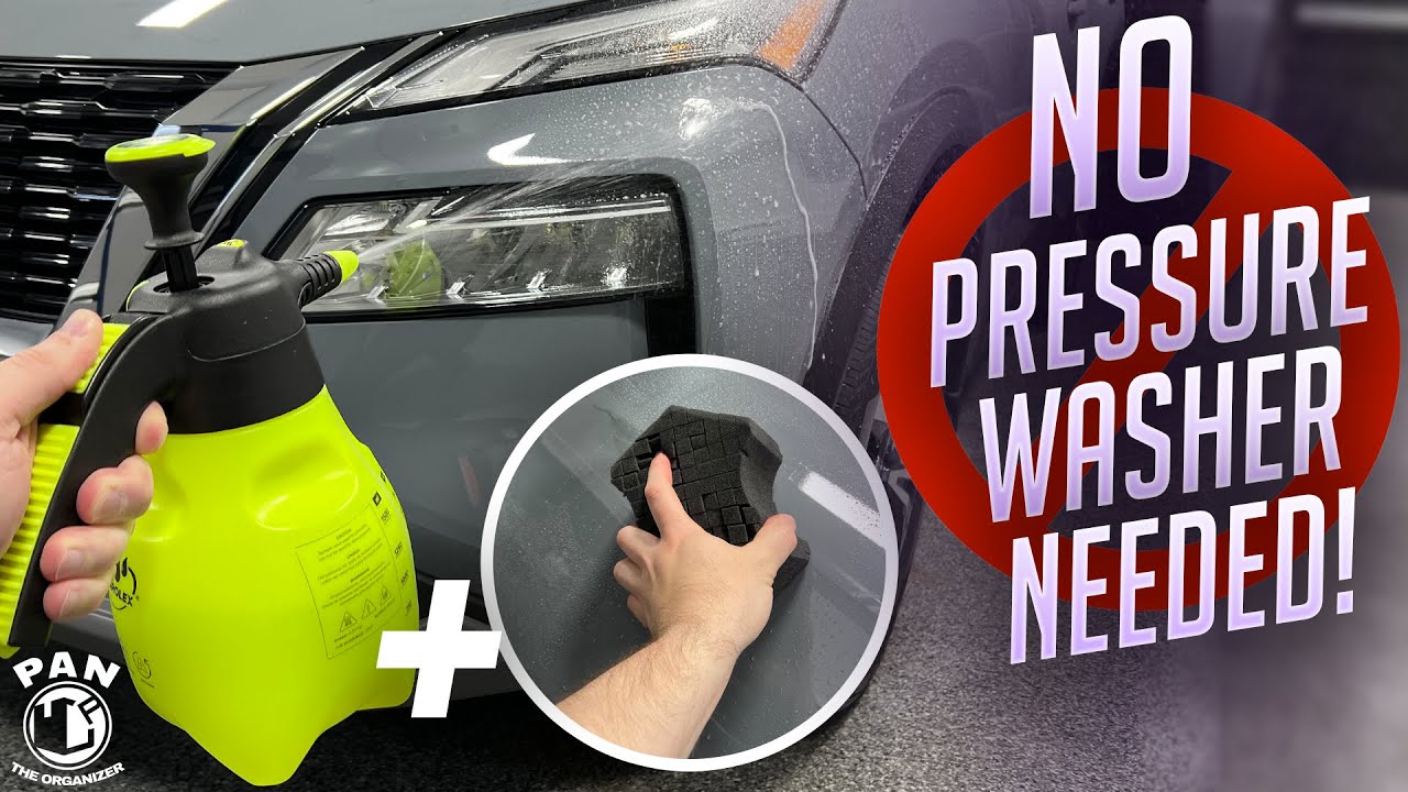 How to wash your car without a hose or pressure washer! (RINSELESS