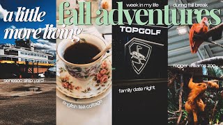 FALL WEEKLY VLOG : top golf , the zoo , shopping & more