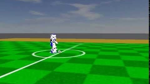 My 3D SimSpark simulation with Nao