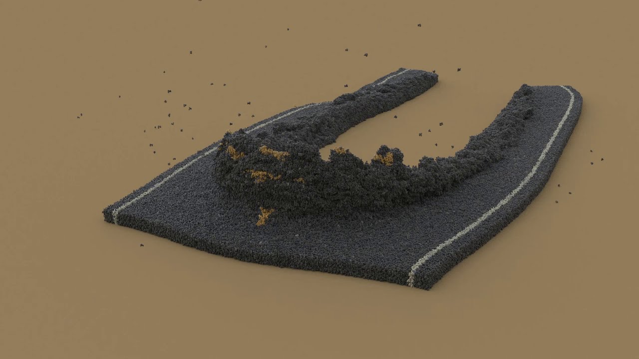 Vellum Grains Houdini + Redshift - YouTube
