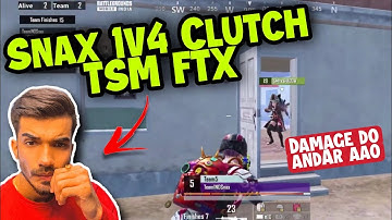 Snax 1v4 TSM 🔥 | Damage Do Andar Aao