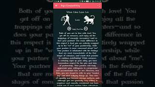 Libra horoscope screenshot 2