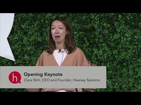 Clara Shih Keynote - Hearsay Summit 2018 - YouTube