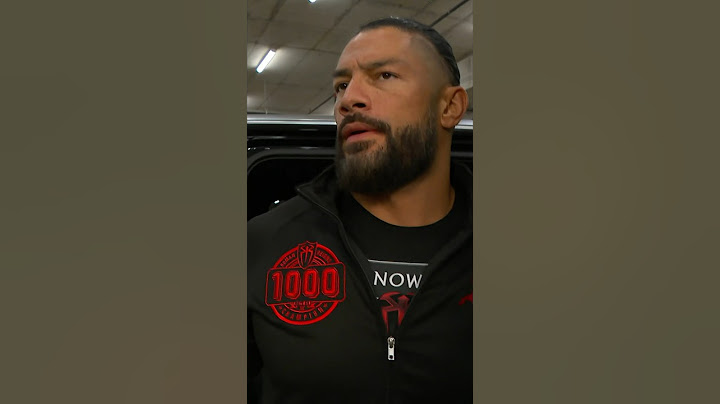 Roman Reigns has arrived on Smackdown!!