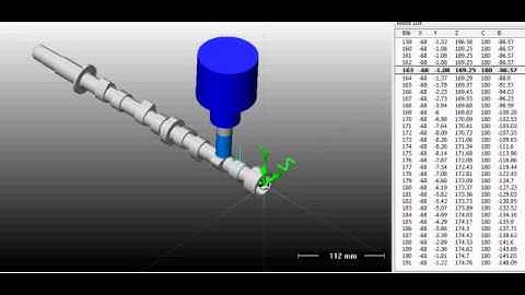 4 axis milling of a camshaft with CAMWORKS