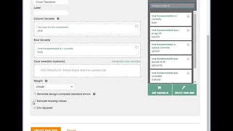 GSS Data Explorer Creating a Cross Tab