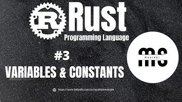 Rust Programming Series #03 | Variables & Constants