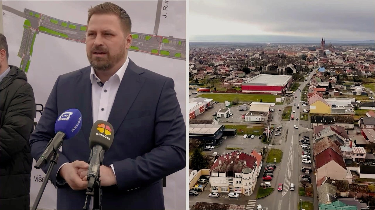 Započela rekonstrukcija Nazorove i Mažuranićeve Ulice u Đakovu