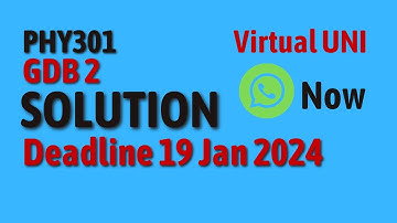 PHY301 Circuit Theory GDB Solution Deadline 19 Jan 2024 #PHY301 #gdbsolution