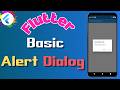 Flutter Basic AlertDialog Bangla | Show AlertDialog in Flutter | Dart Tutorial for Flutter in Bangla