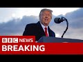 Trump's last speech as president - BBC News