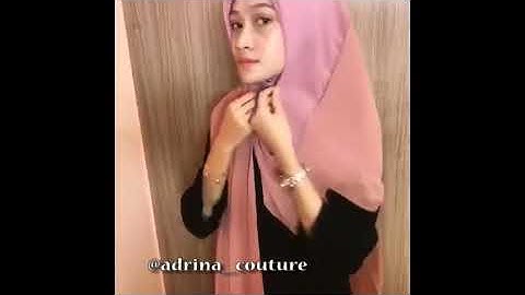 TUTORIAL TUDUNG 1 : BAWALSHAWL PLAIN NON INSTANT by atyrascarf