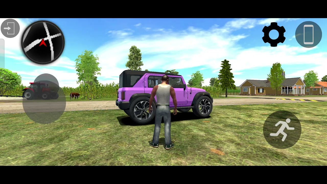 Driving Thar Roxx with modified alloys and customise wrap. # Indian cars driving 3D.