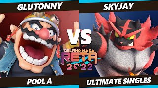 RETA 2022 - Skyjay (Incineroar) Vs. Glutonny (Wario) SSBU Ultimate Tournament