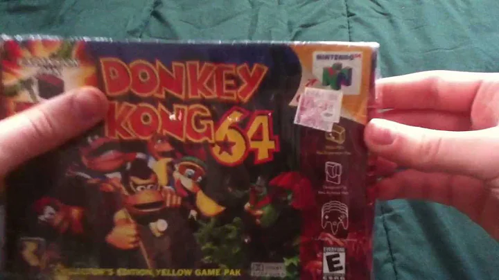 Donkey Kong 64 N64 unboxing NEW
