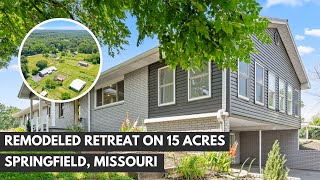Rare Find: Modern Ranch Style Home + Basement on 15 Acres in East Springfield!