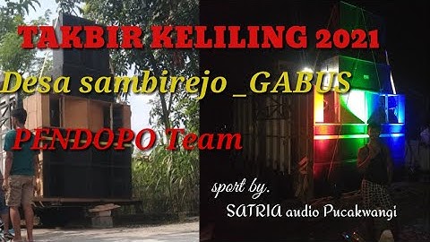 TAKBIR KELILING 2021 .Desa sambirejo gabus.. sangat meriah lurr.