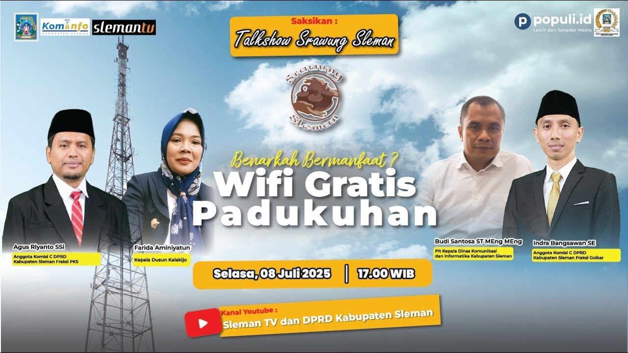 SRAWUNG SLEMAN - WIFI GRATIS PADUKUHAN, BENARKAH BERMANFAAT?