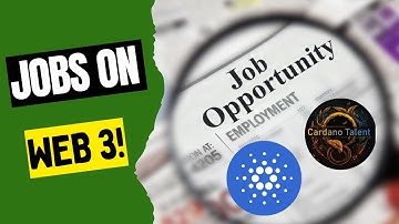 Want to WORK in the CARDANO Ecosystem? CARDANO TALENT Interview - Part 1