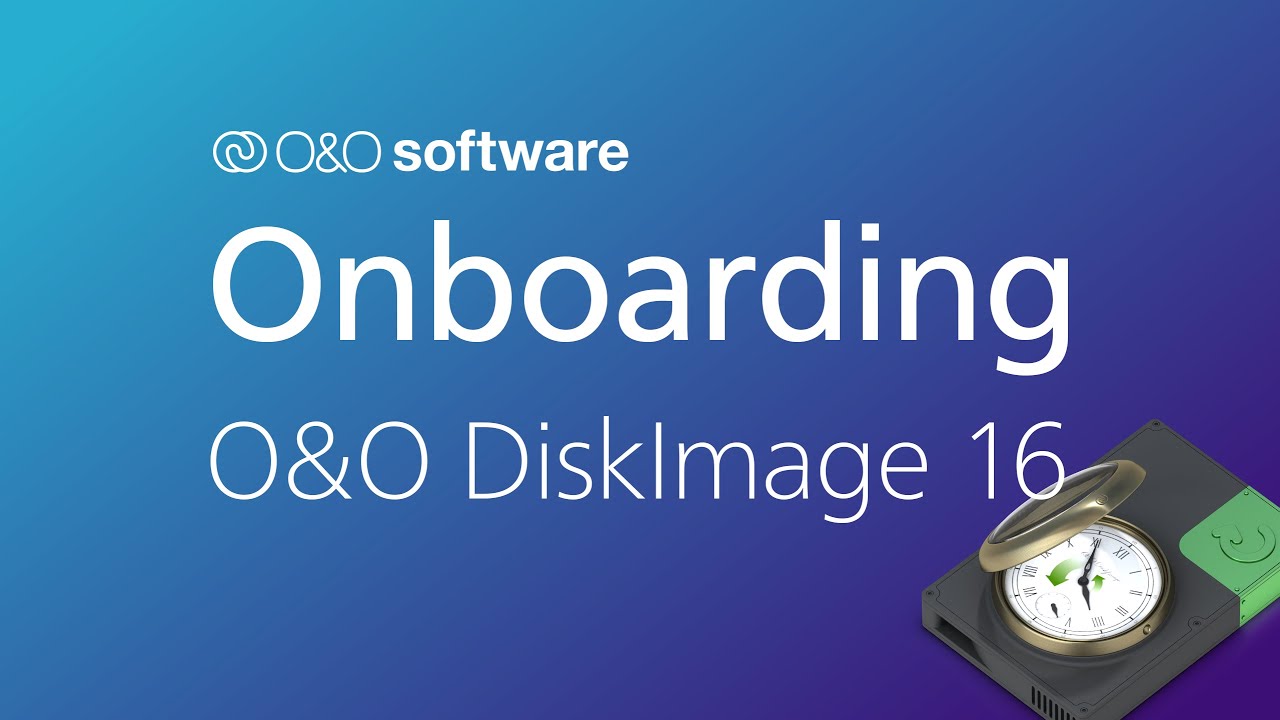 Getting started with O&O DiskImage 16 - YouTube