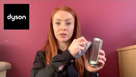 How do I clean the attachments on my Dyson Airwrap™ styler?