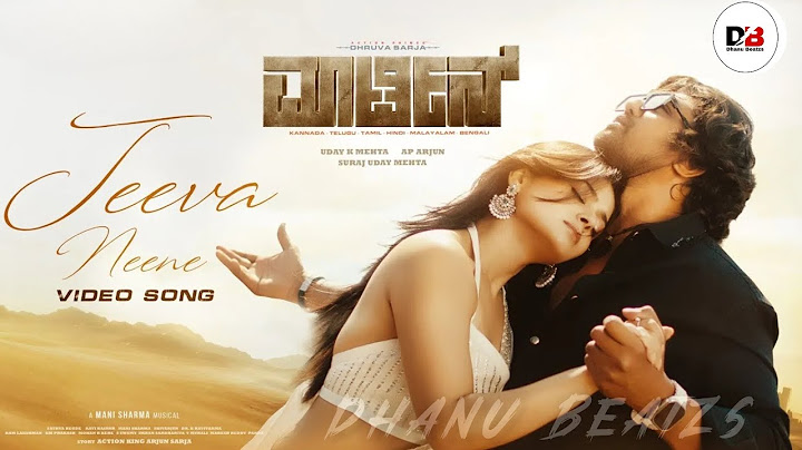 Jeeva Neene - Video Song | Martin | Dhruva Sarja, Vaibhavi S | A P Arjun | Dhanu Beatzs | Sonu Nigam