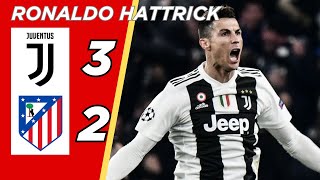 Juventus - Atlético Madrid 3-2 2019 Cristiano Ronaldo En Grande Forme Résumé Étendu